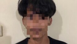 FF (20), pelaku penganiayaan di Lorong Lappo, Kelurahan Lebang, Kecamatan Wara Barat, Kota Palopo, diamankan di Mapolres Palopo. (ist)